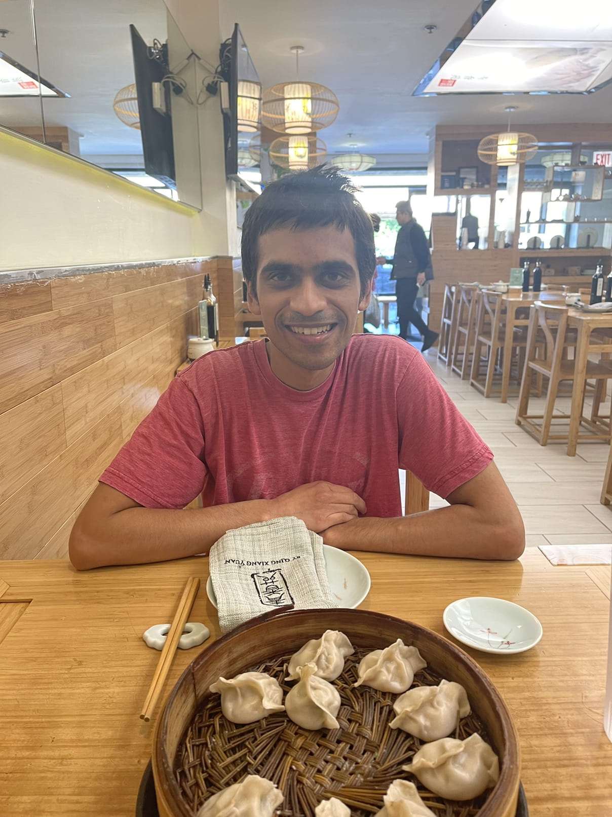 Akash with dumplings