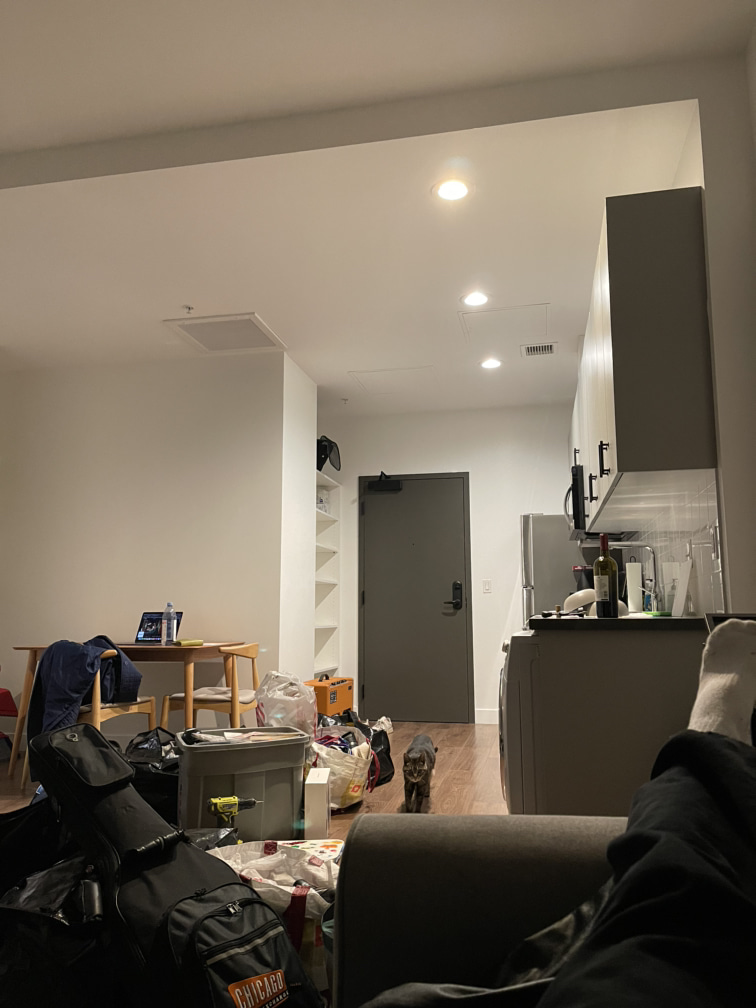 First night in la apartment