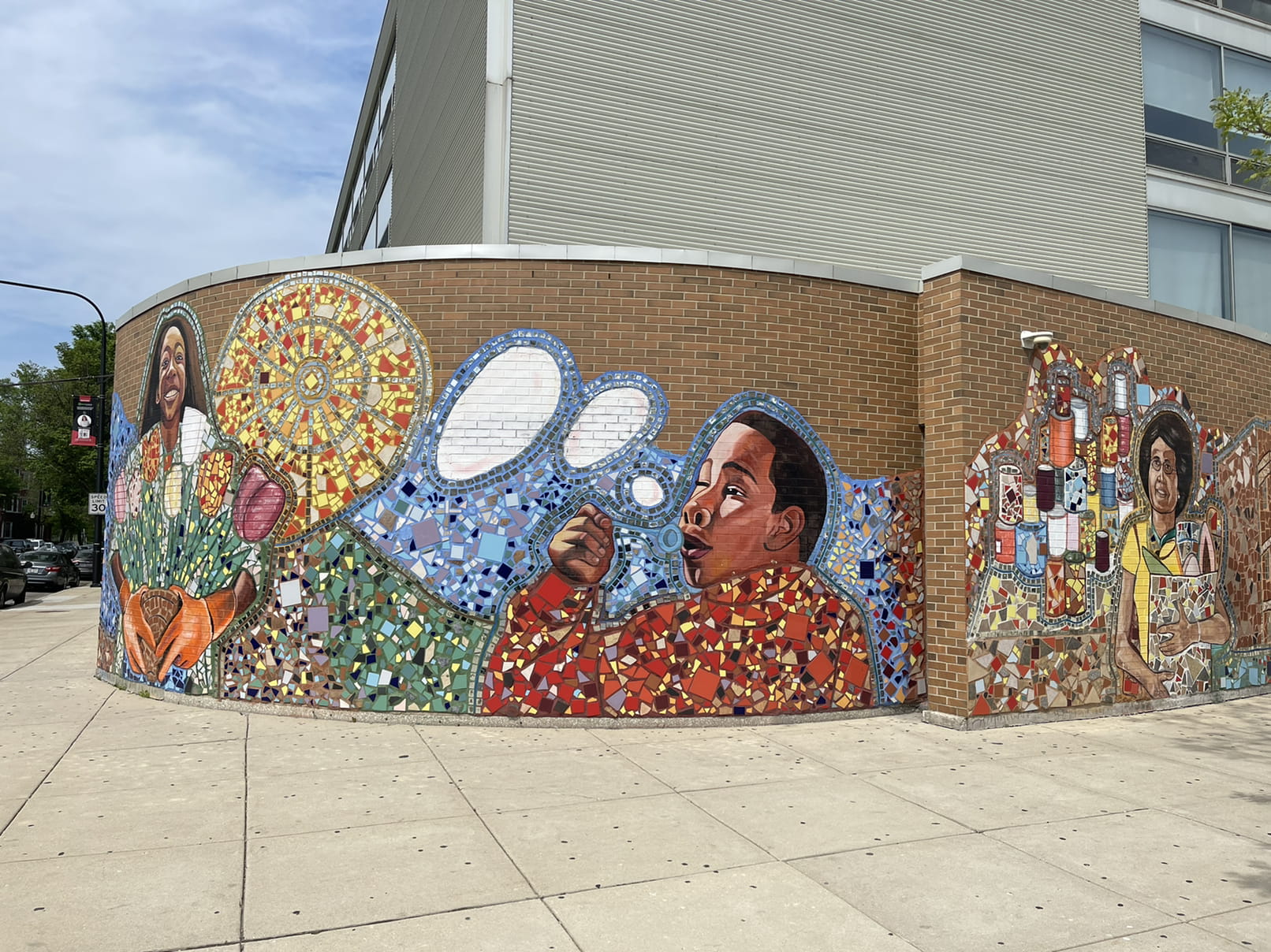 Awesome mural outside a school