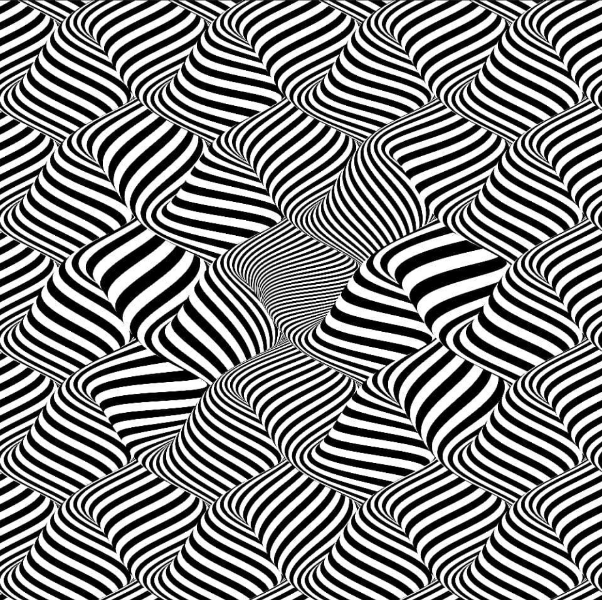 Zebra lines and texture cool shit by @manoloide on ig
