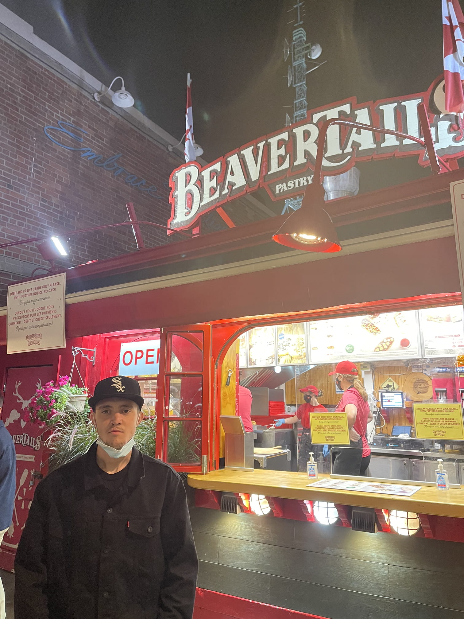 Beaver tails are fried dough with cinnamon and sugar - Ottawa specialty 