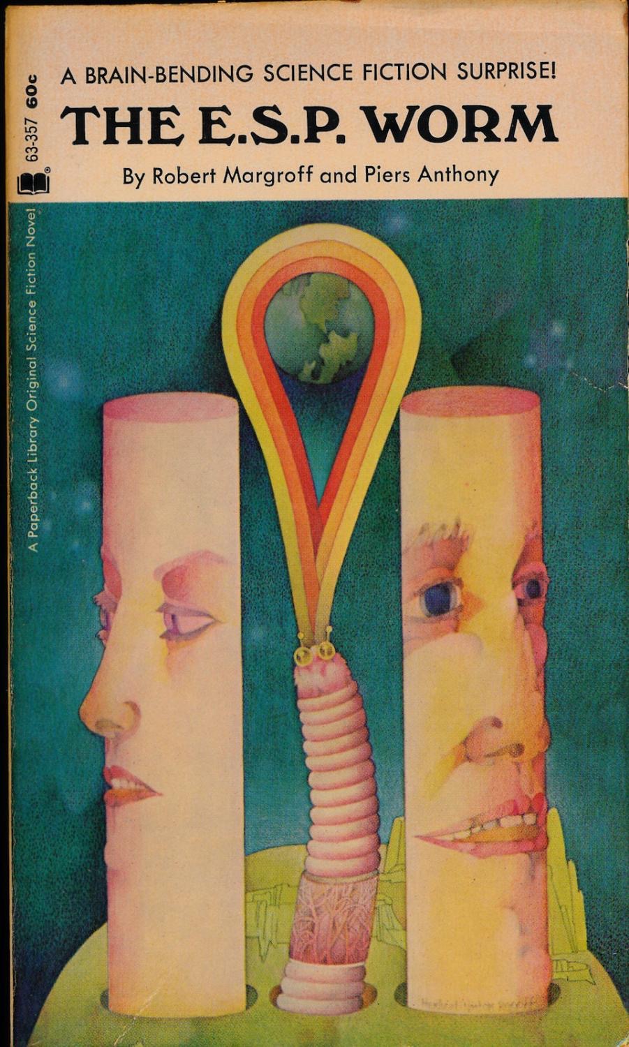 The ESP worm. Cover of science fiction novel