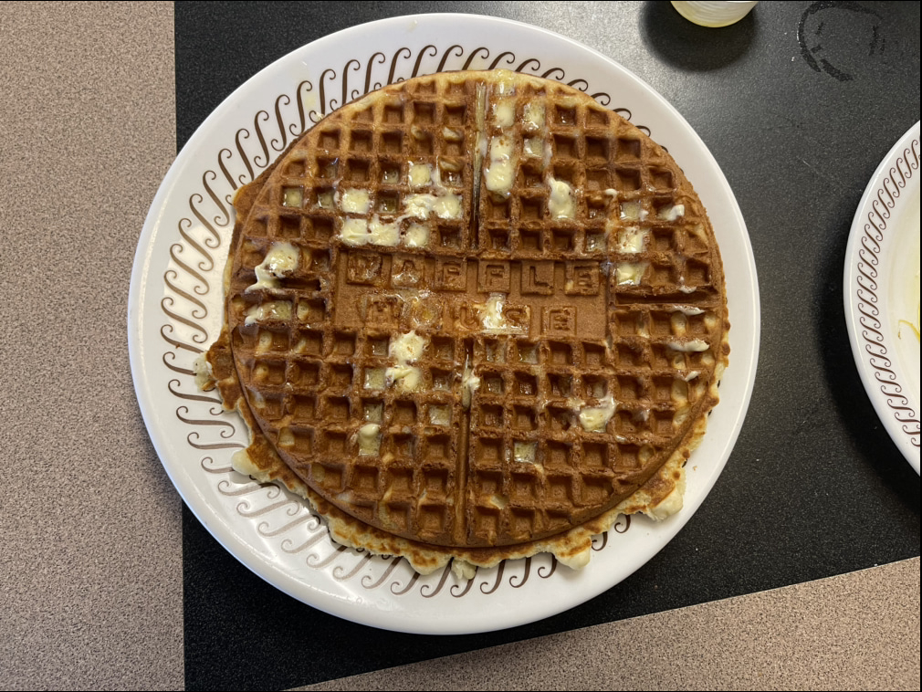 Waffle at waffle house