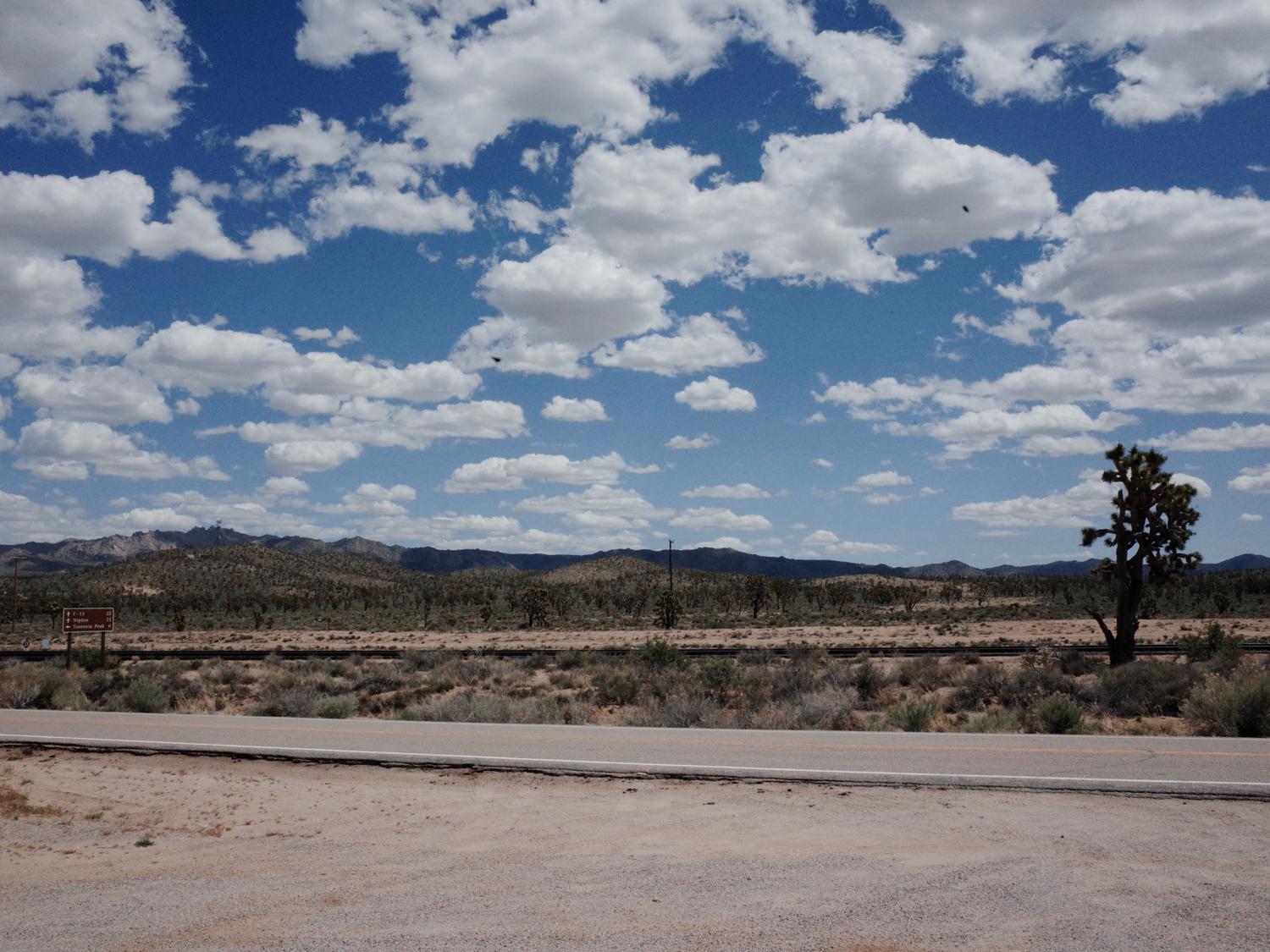 Mojave desert landscape