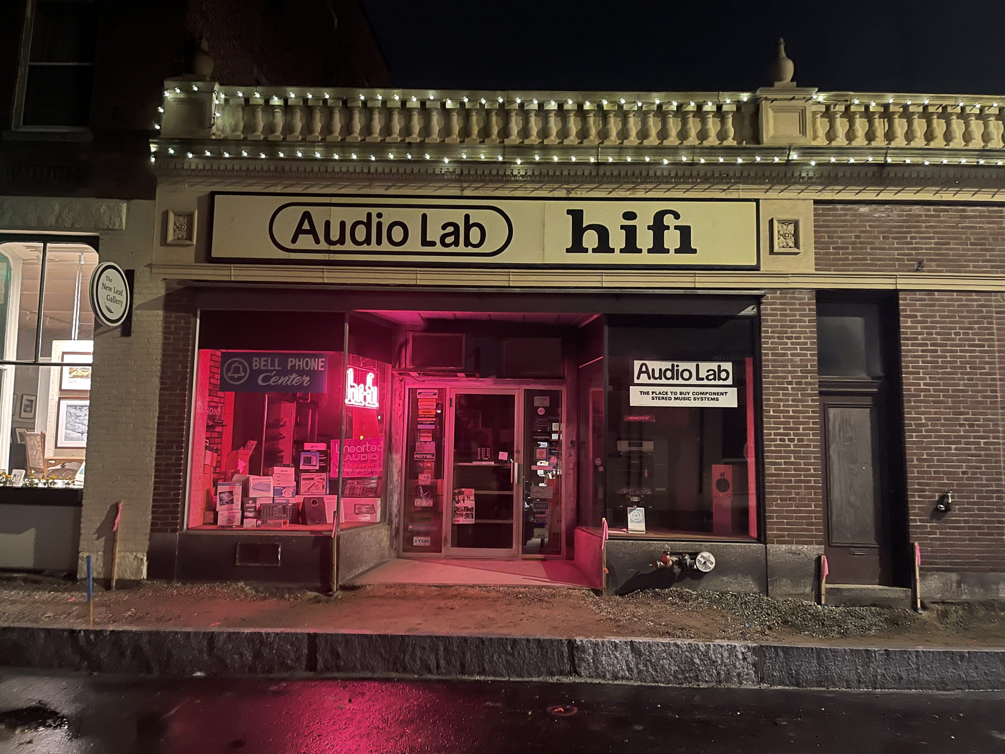 Swag. They sell stereo equipment. right in downtown keene, this wouod never survive in a bigger city