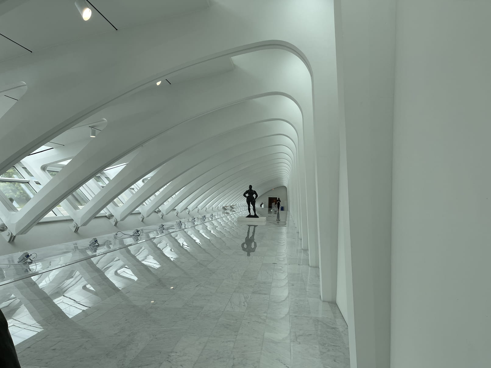 Corridor into museum
