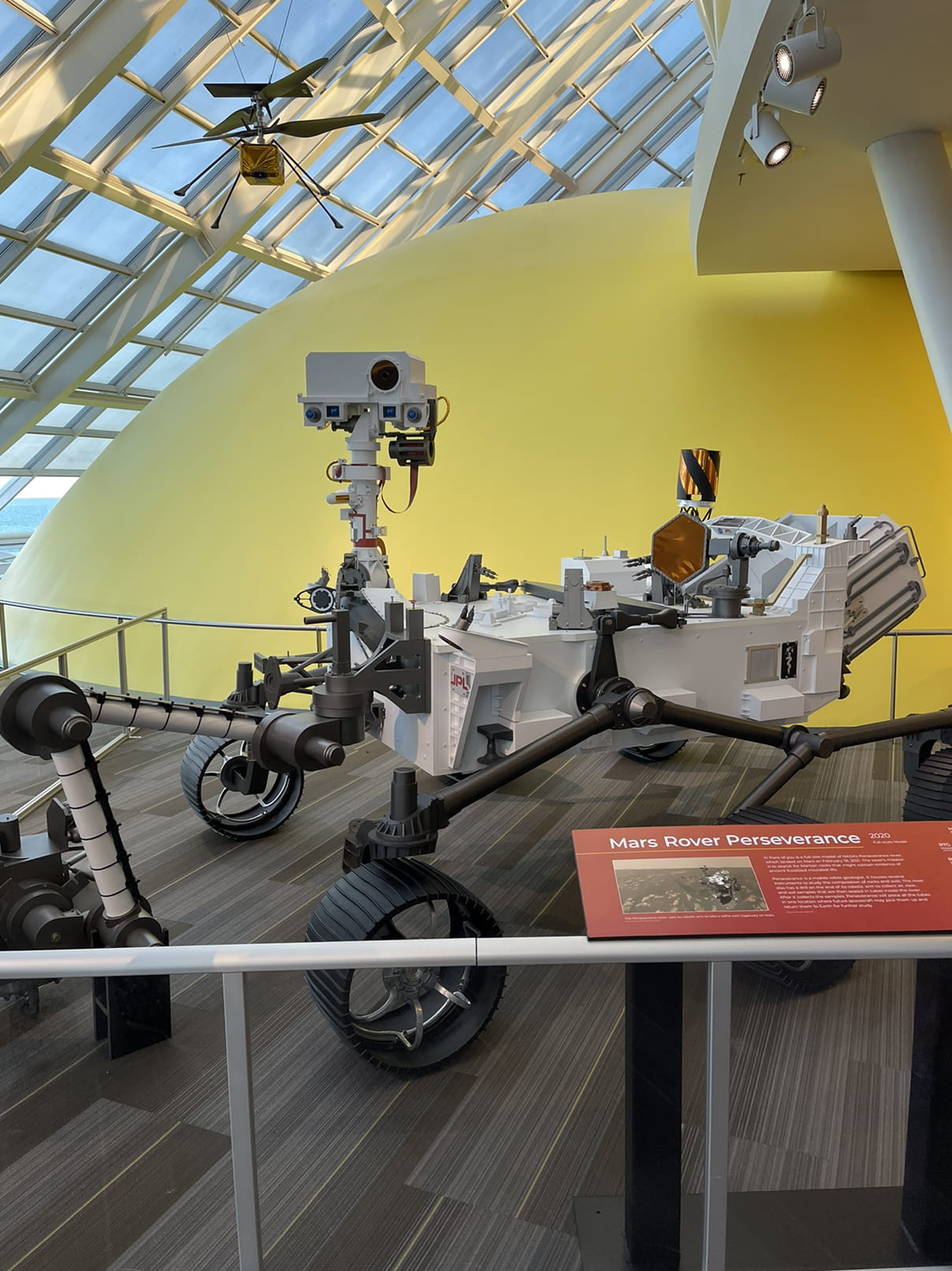 Mars rover thing at adler planetarium